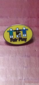 Coleccionismo deportivo: INSIGNIA DE FÚTBOL. FAIR PLAY.